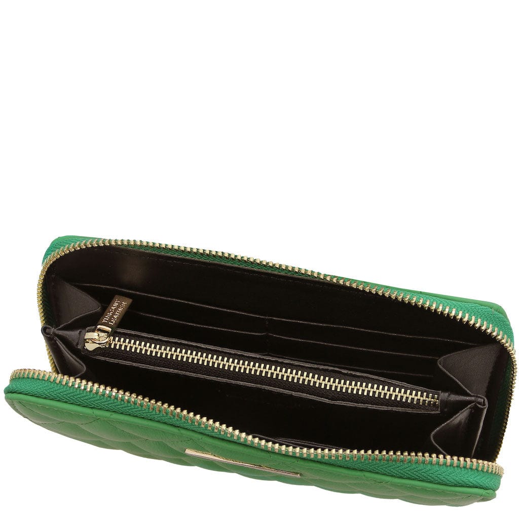 Penelope - Exclusive zip around quilted leather wallet | TL142316