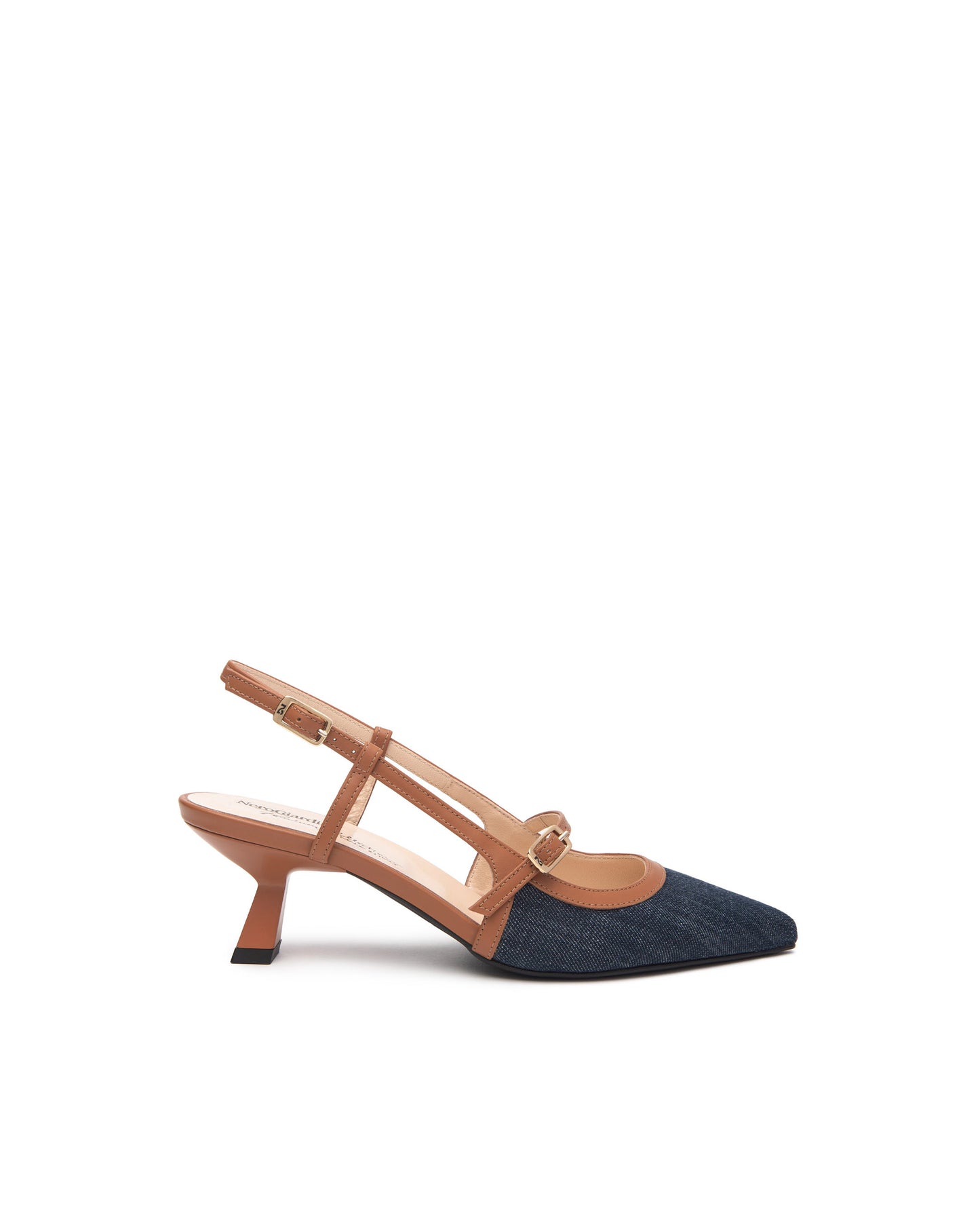 Black Slingback Giardini Jeans Summer 2025