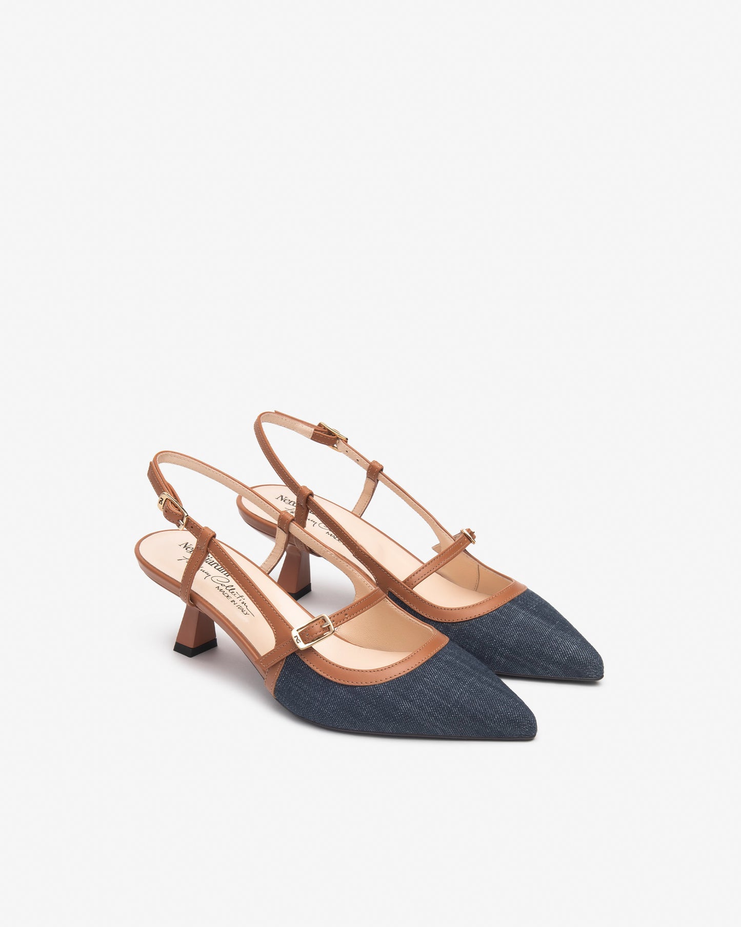 Black Slingback Giardini Jeans Summer 2025