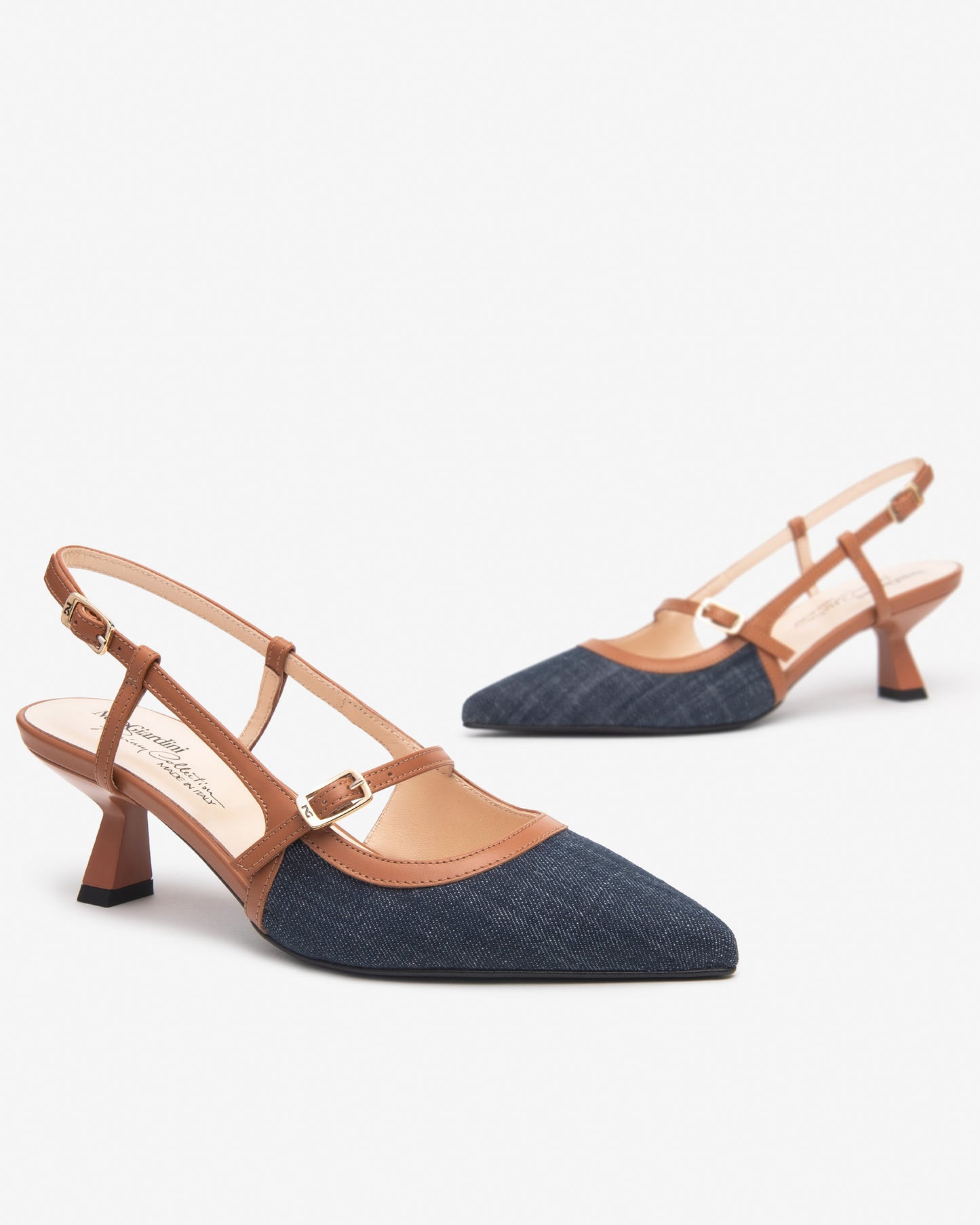 Black Slingback Giardini Jeans Summer 2025