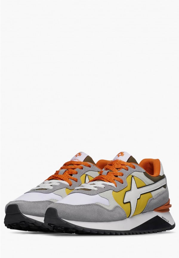 Sneakers W6yz yak Grigi Giallo,Uomo