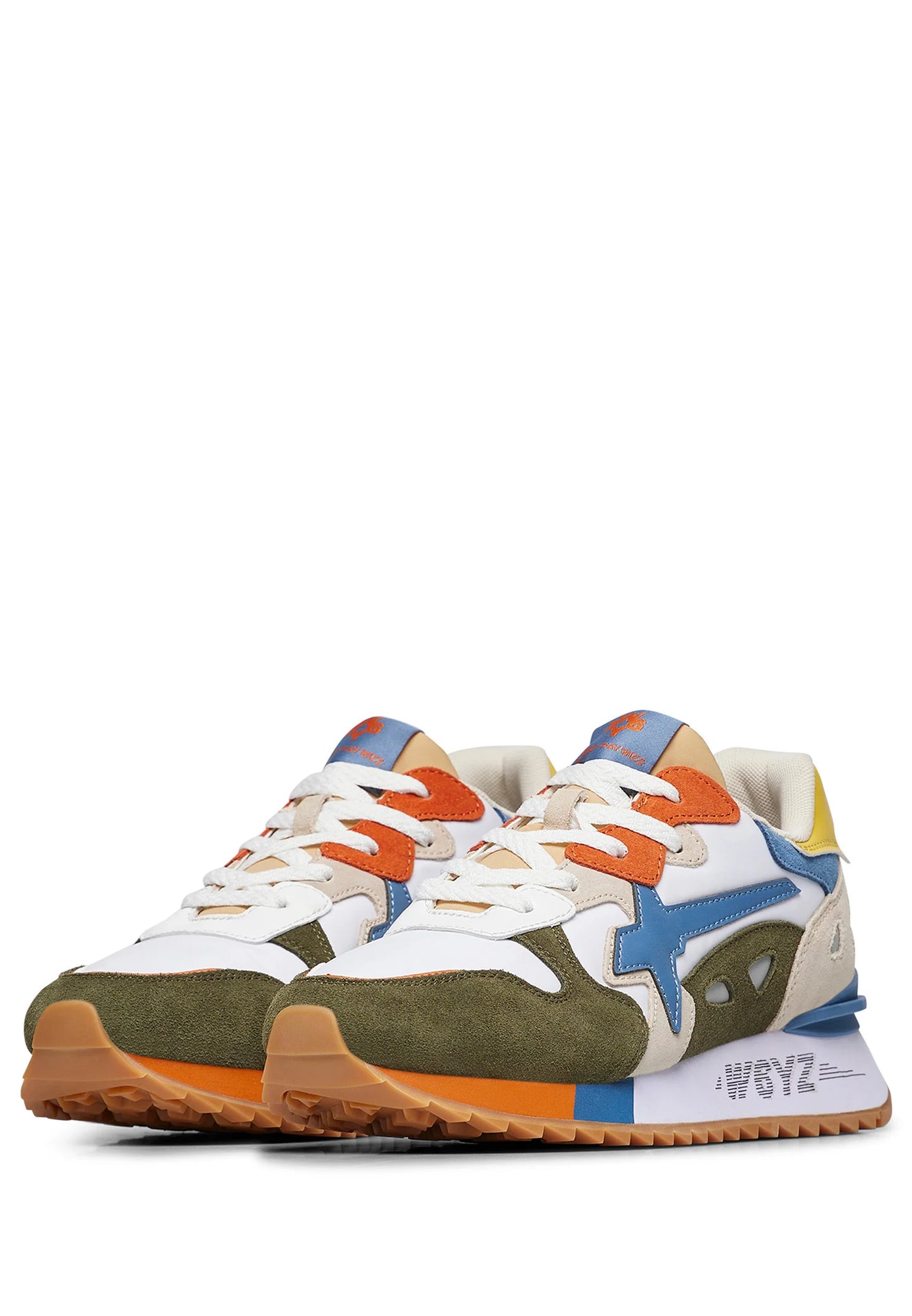 W6yz Sneakers Match M 01 1F31 Military/Beige/Azure