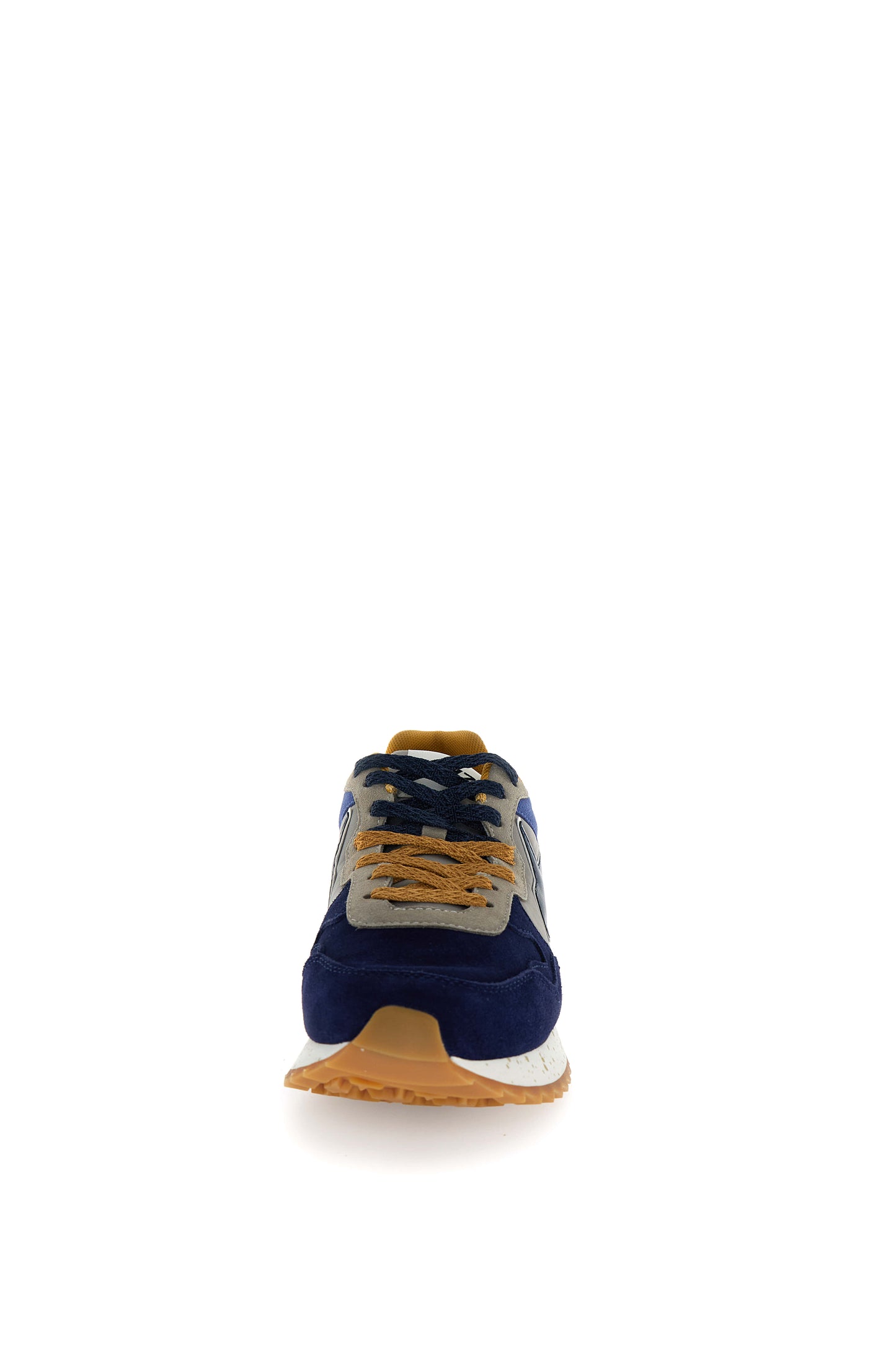 YAK-M. - Sneaker in tessuto tecnico e suede - Navy-Grey