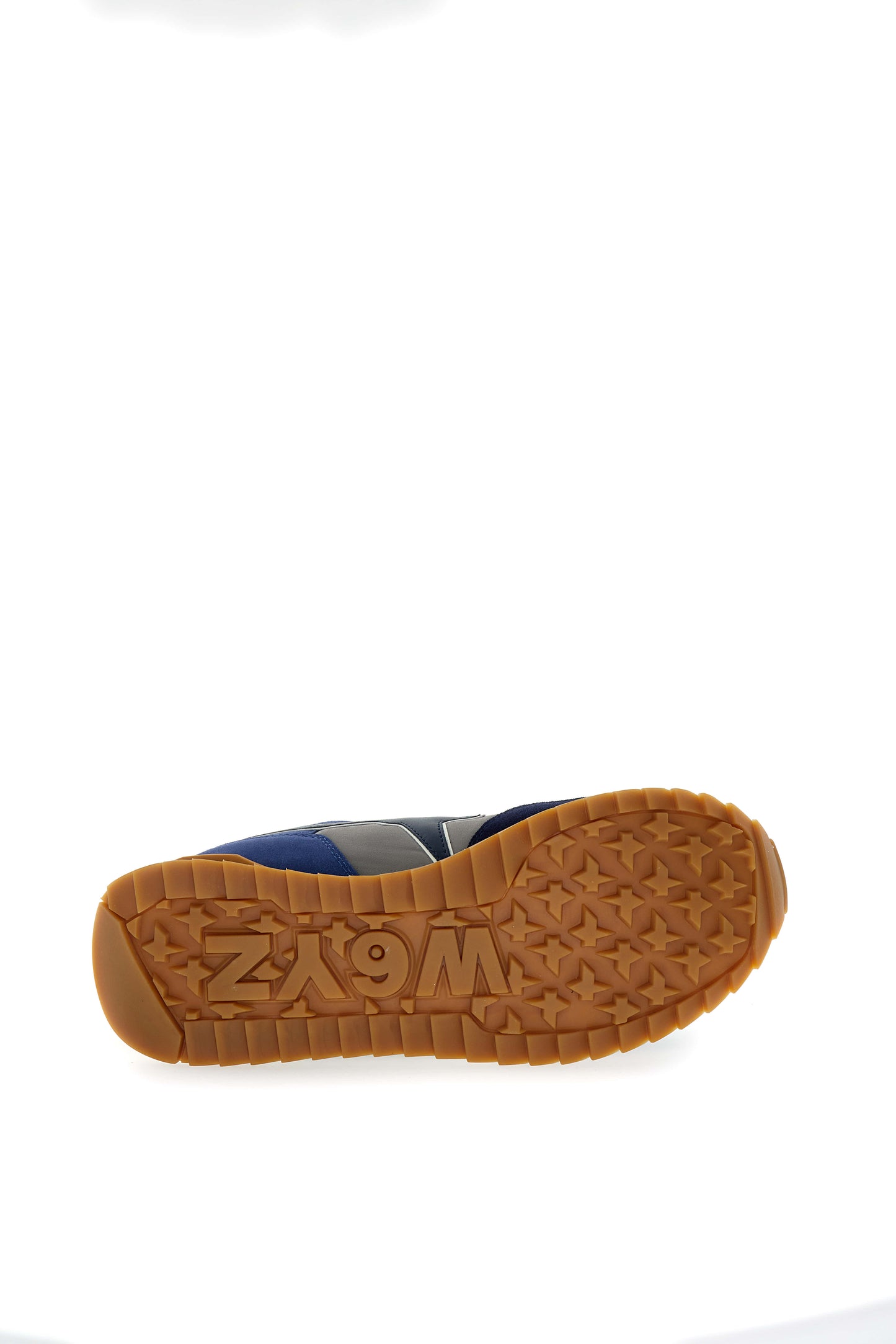 YAK-M. - Sneaker in tessuto tecnico e suede - Navy-Grey
