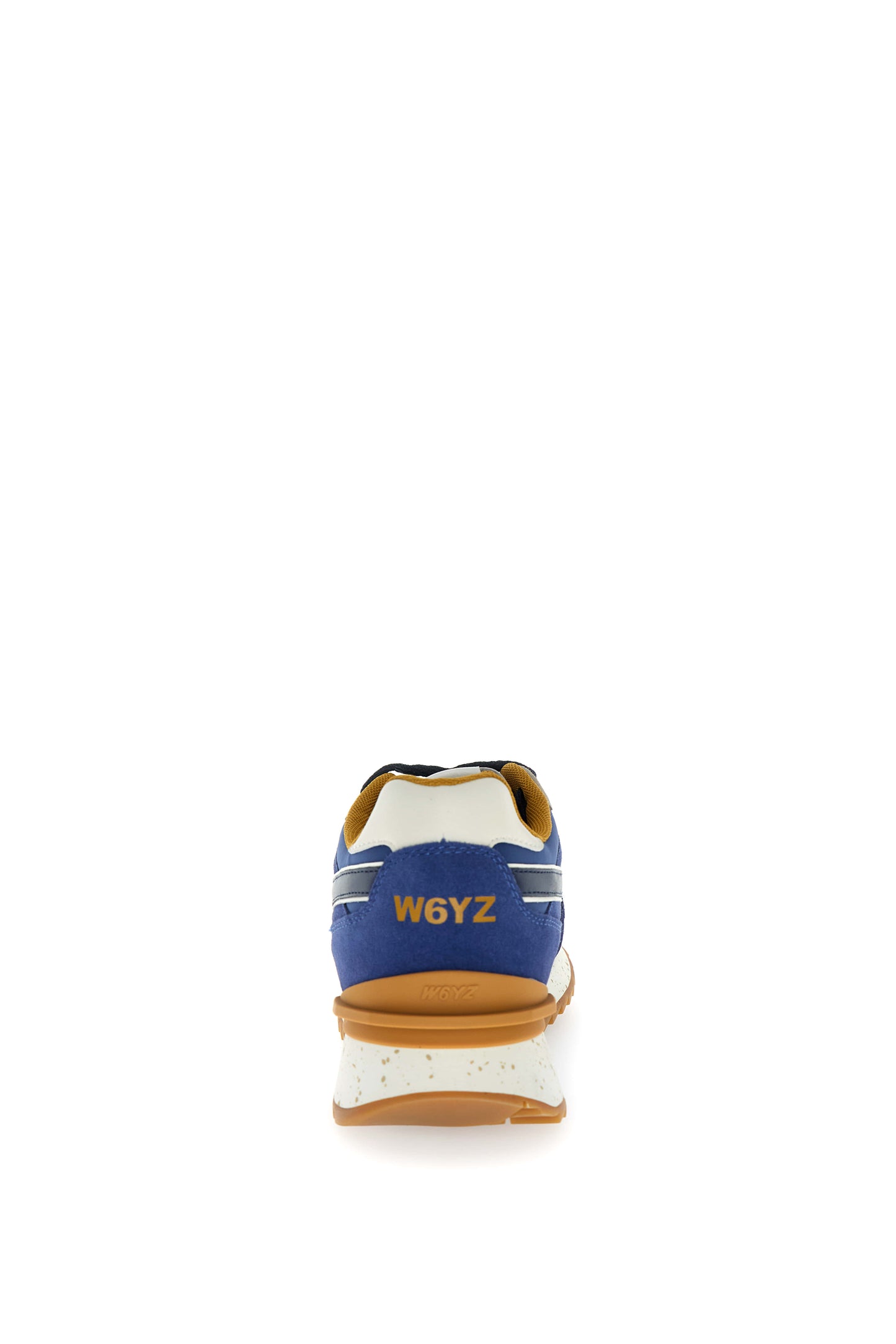 YAK-M. - Sneaker in tessuto tecnico e suede - Navy-Grey