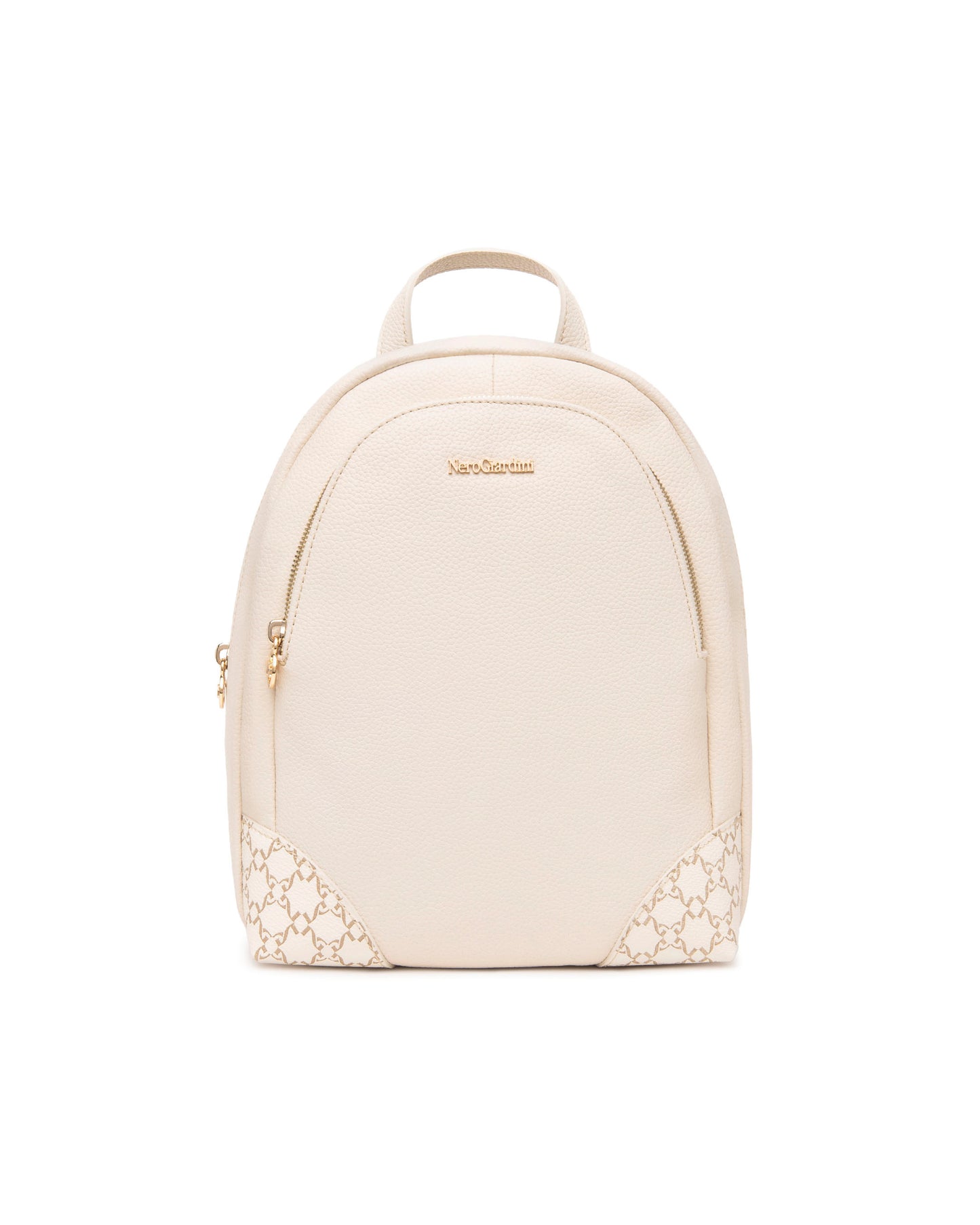 Beige Black Gardens Backpack