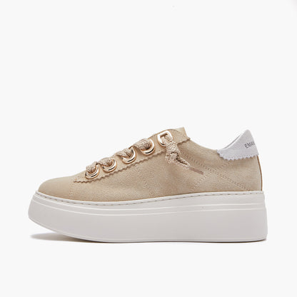 Emanuelle Vee Sneakers Beige Bice 503-11