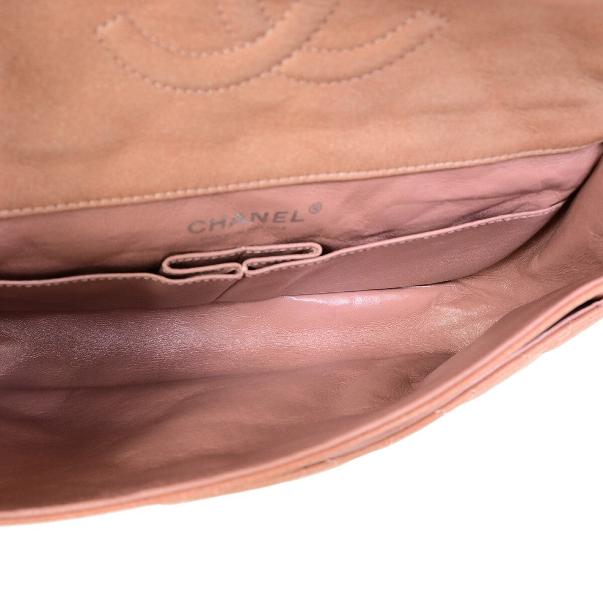 Chanel Classic Double Flap Medium in Pelle Rosa – Hardware Argento