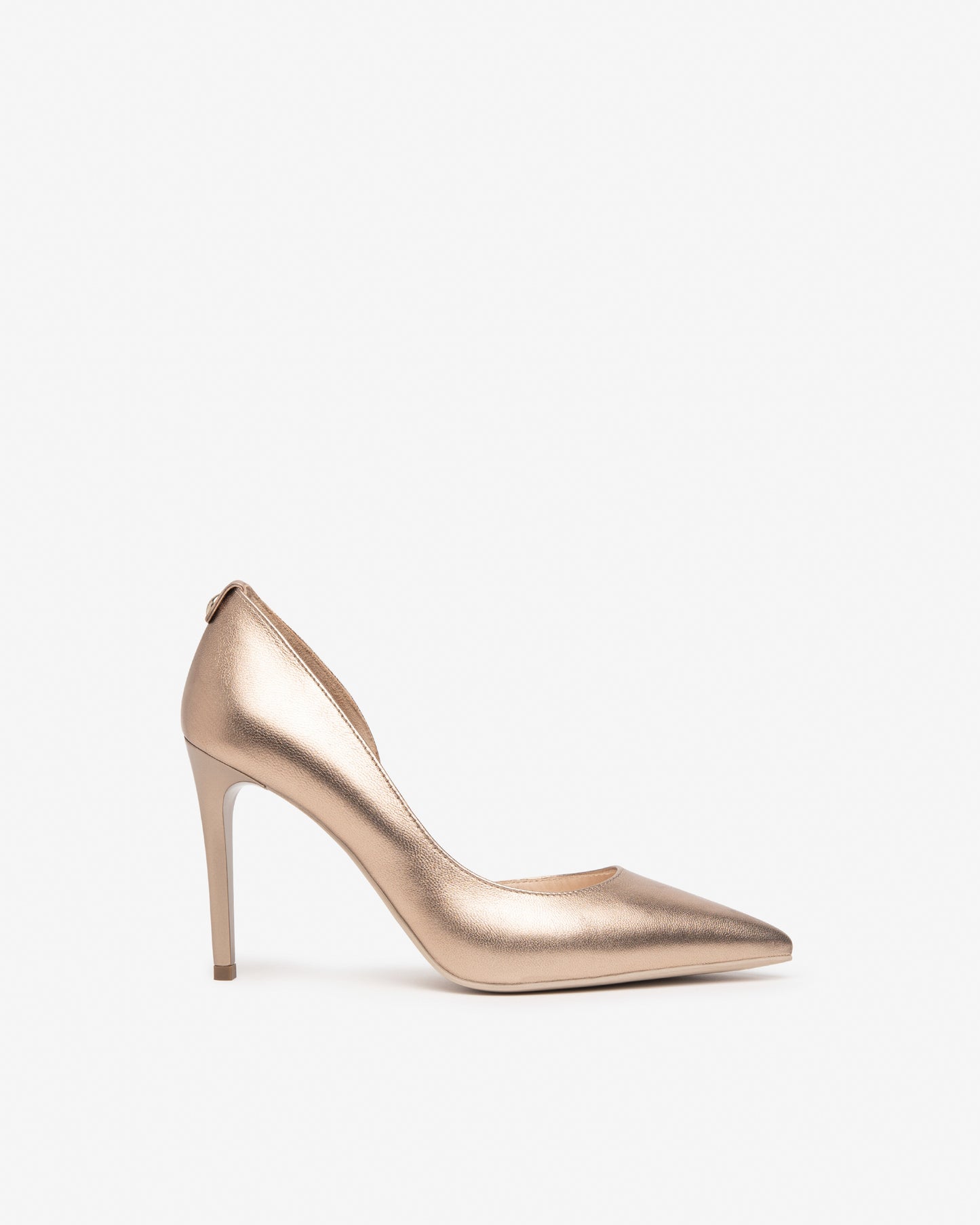 Dècollettè da donna in pelle Platino E218332DE_434