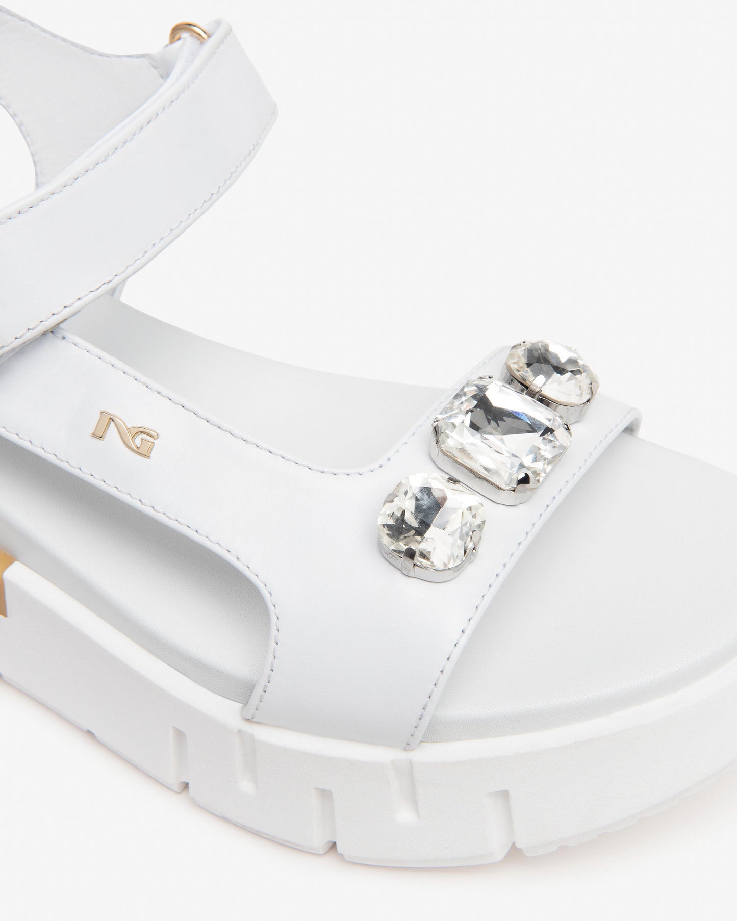 NERO GIARDINI Sandali platform Donna - Bianco modello E410707D
