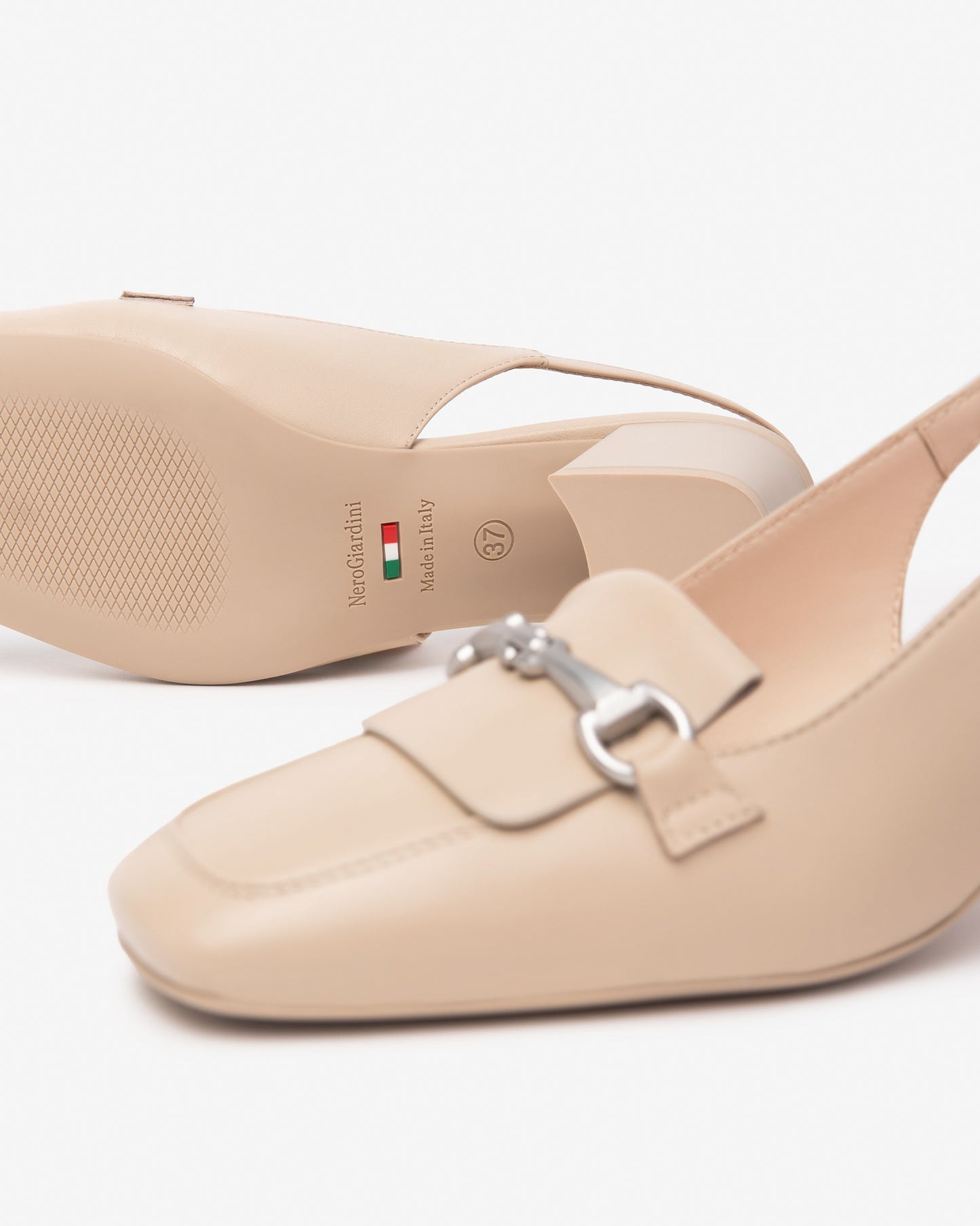 Slingback Nero Giardini Beige Mod.512320D