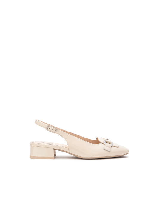 Slingback Nero Giardini Latte Art.512331D