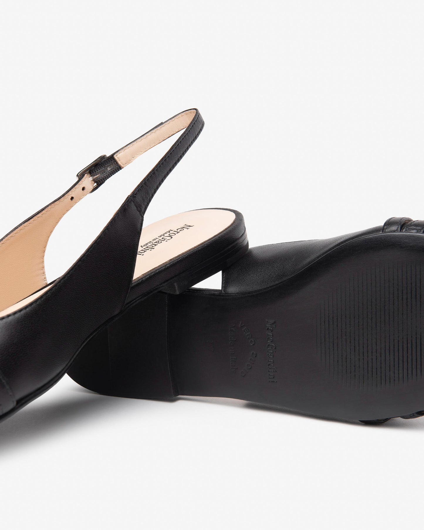Slingback Nero Giardini Donna Nera Art.512360D