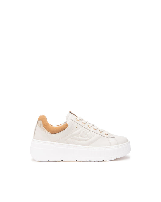 Sneakers Nero Giardini Beige Platform