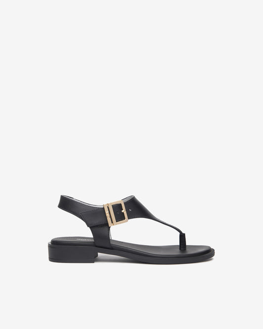 Sandalo Infradito Tacco 2 cm Nero Giardini Colore Nero