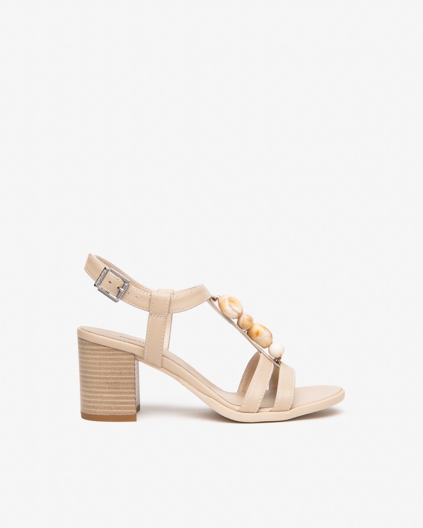 NeroGiardini Sandali Donna in Pelle  Avorio Art.E615860