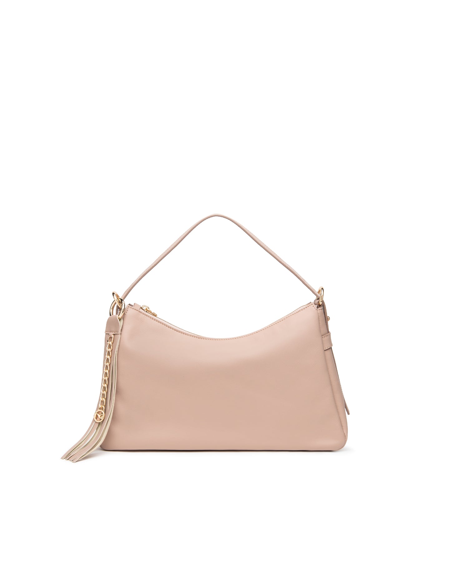 Borsa hobo in pelle Nude da donna nero giardini E644153D_626