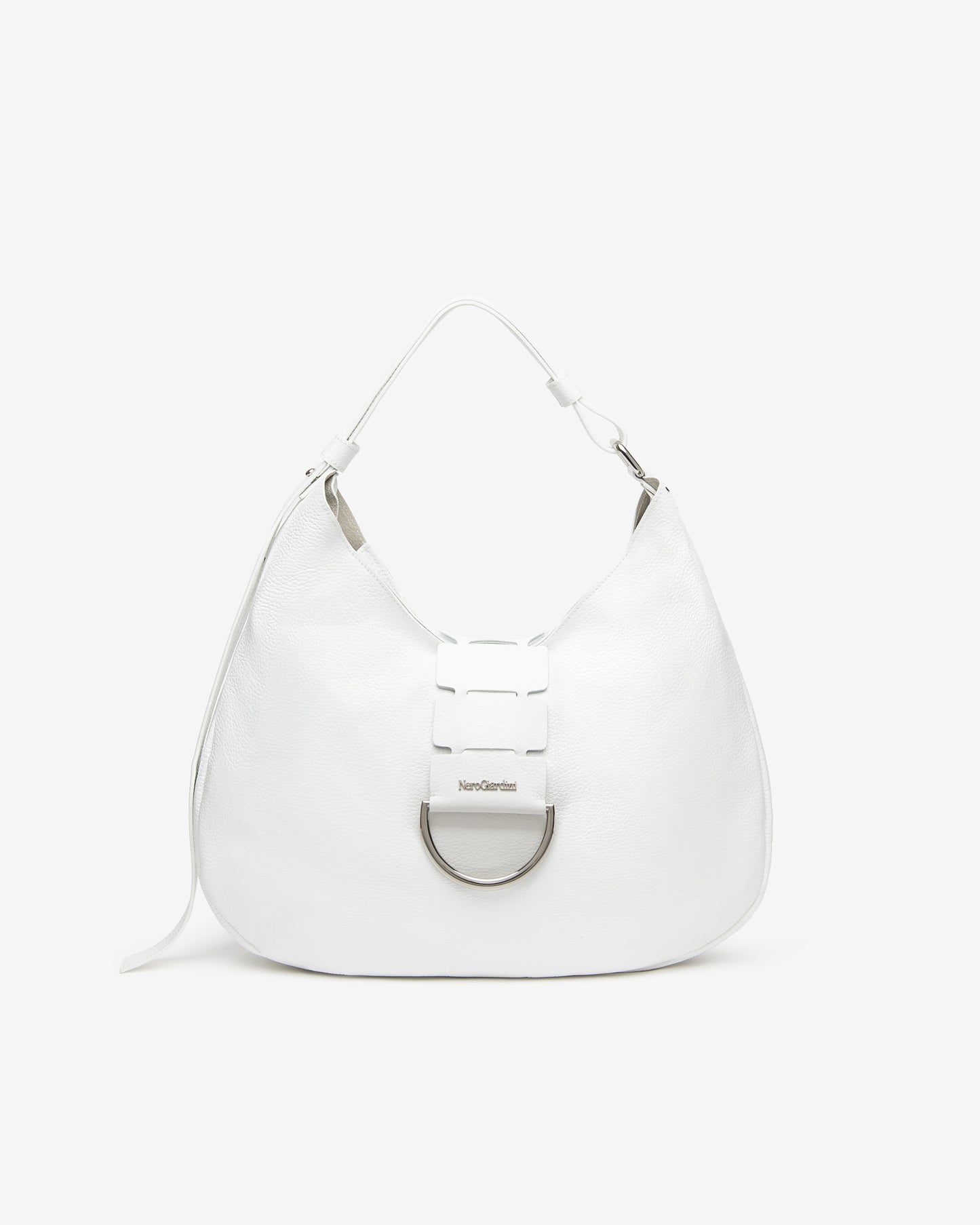 Borsa a tracolla in pelle Bianca da donna E644161D_707
