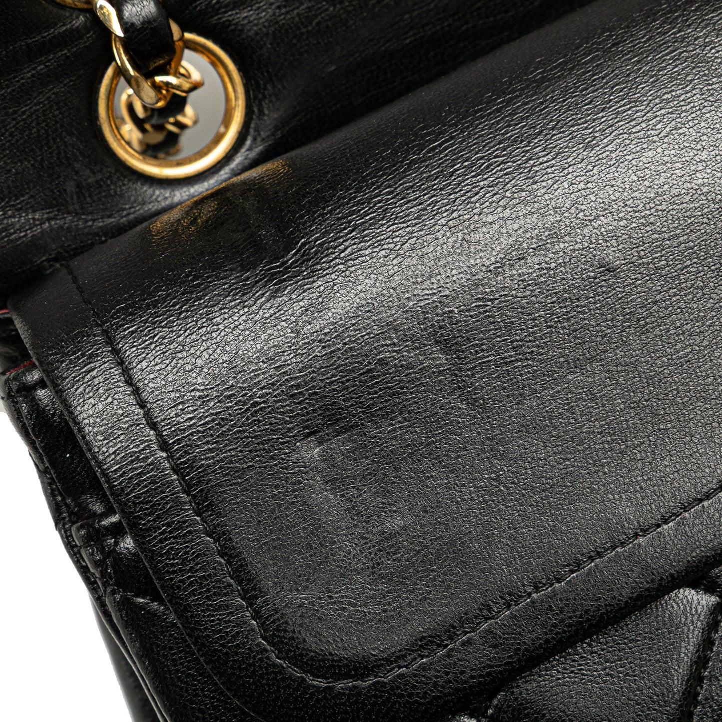 Chanel Classic Double Flap Small – Pelle di agnello nera – Serie 1 (1989–1991)