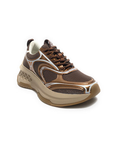 Scarpe donna sneaker Emanuélle Vee Arcade bronze/ brown D26EV16 452P-504-10-T168C