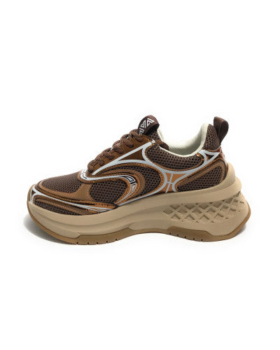 Scarpe donna sneaker Emanuélle Vee Arcade bronze/ brown D26EV16 452P-504-10-T168C