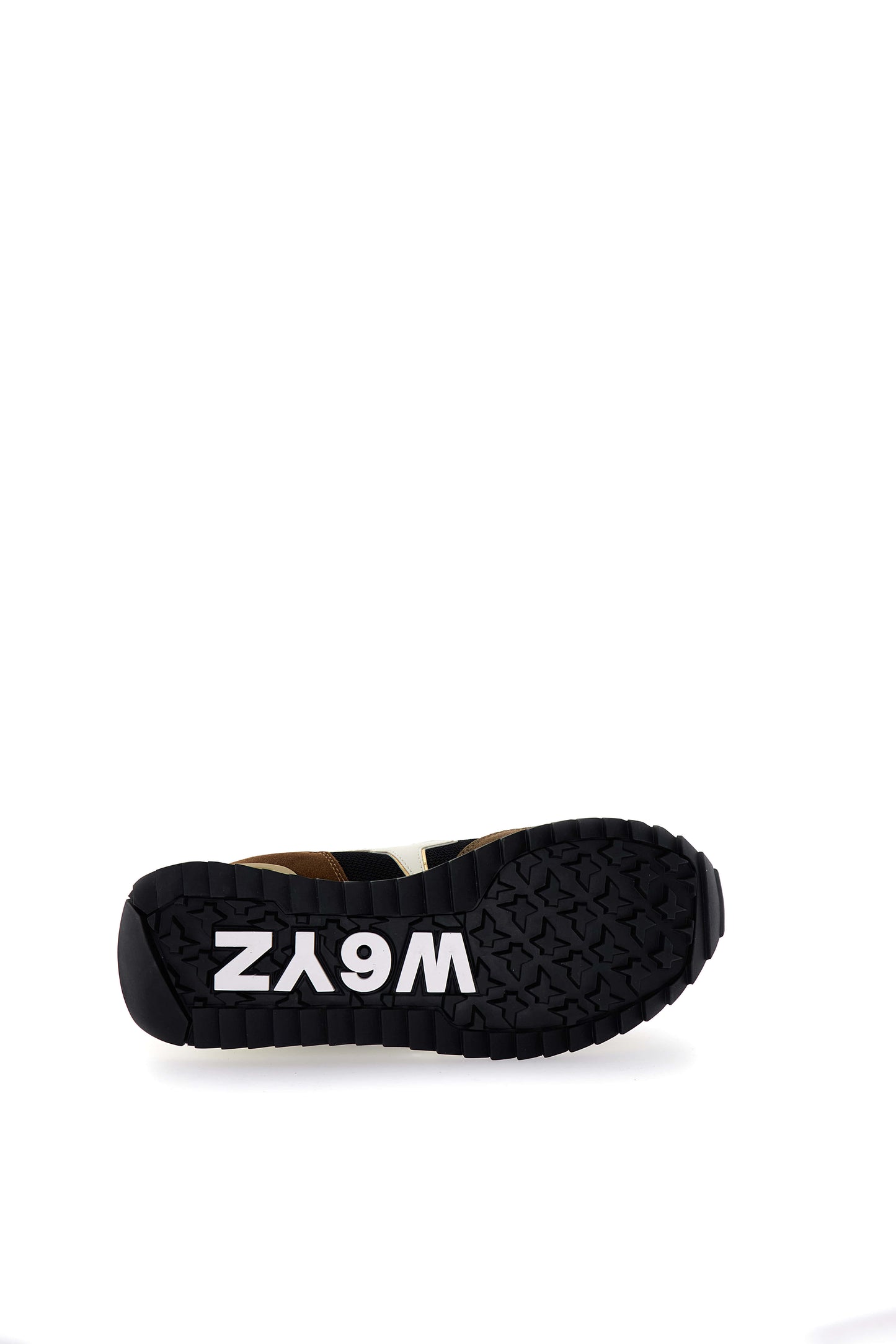 YAK-W. SUEDE/NYLON/METALLIC STRIPE SOLE TAUPE-BLACK-BONE
