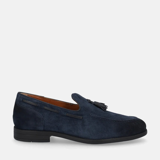 Mocassino Blue Nero con nappine a corredo Nero Giardini