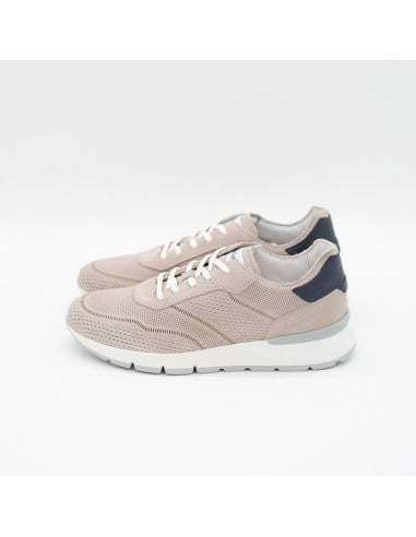 Sneakers Nero Giardini Beige traforate  E4001901U/112 Uomo