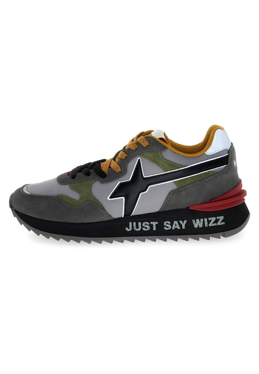 W6YZ YAK-M. SUEDE/NYLON SOLE JUST ANTHRACITE-GREY-MILITARE