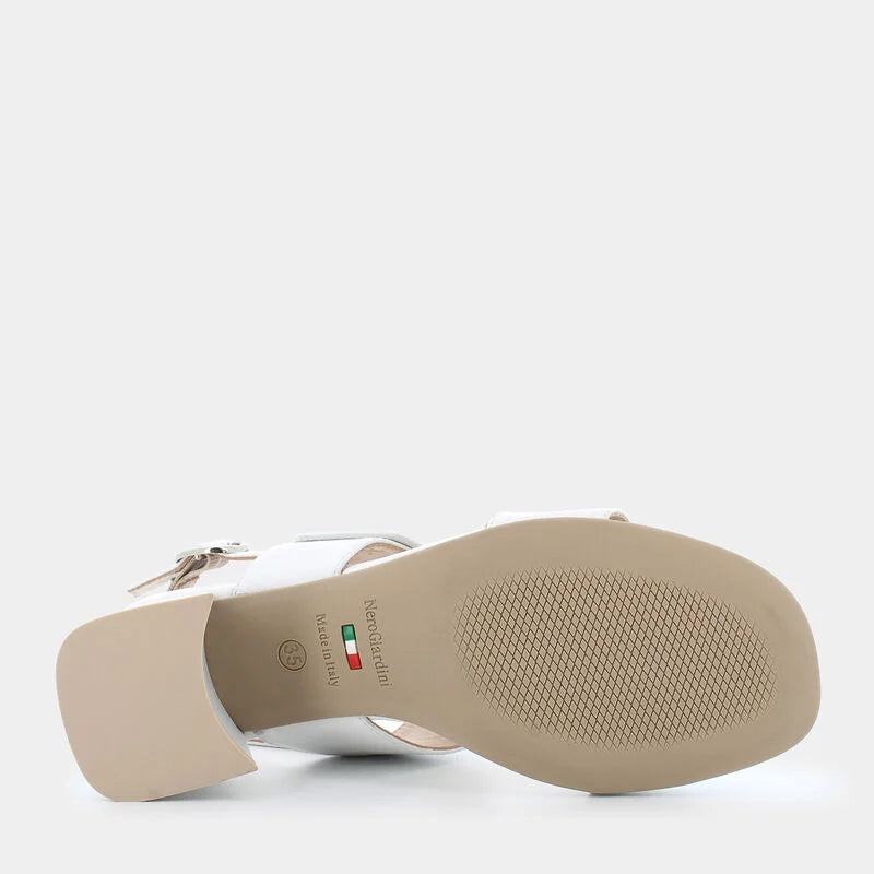 Sandal Nero Giardini White E410241D 