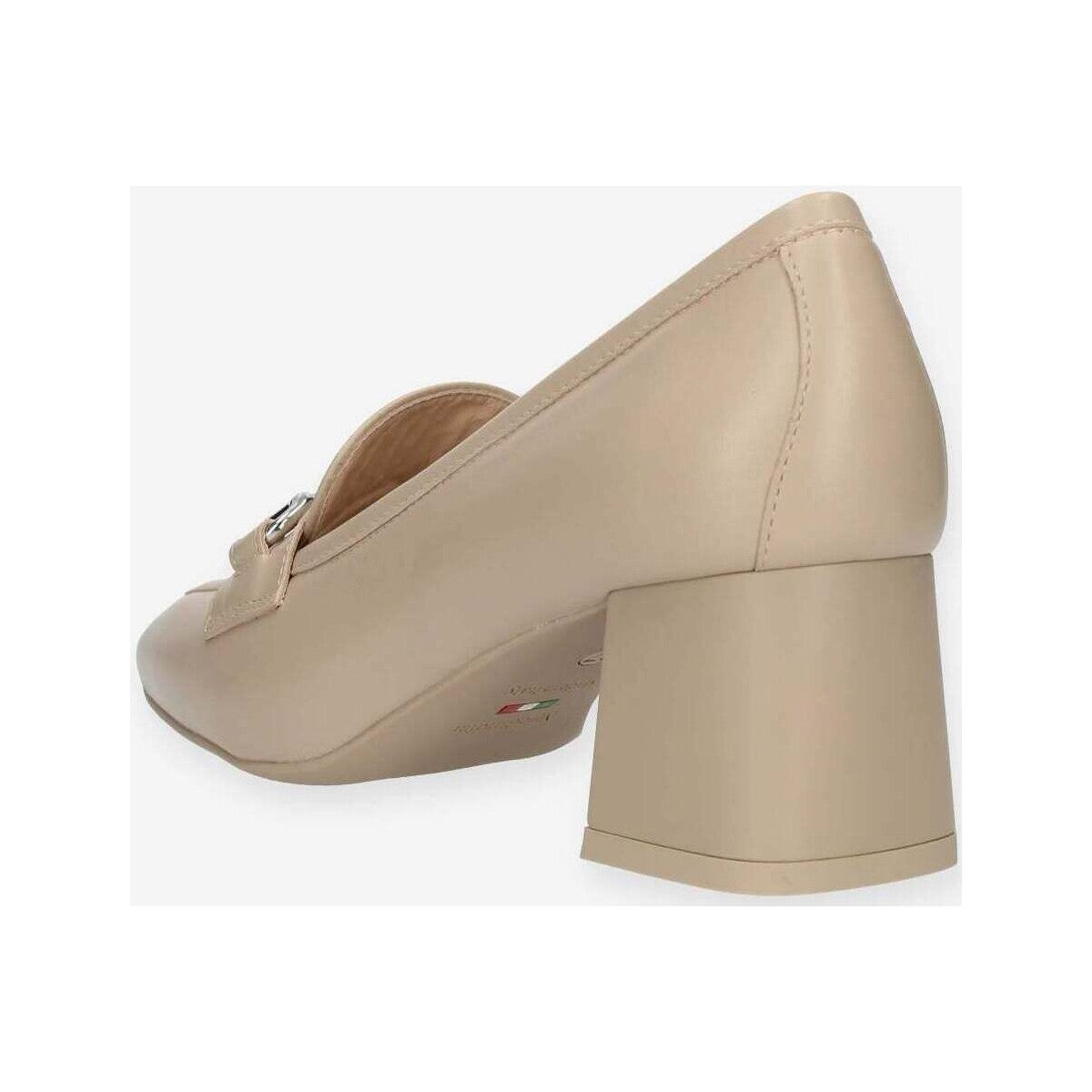 Nero Giardini Women's Beige Moccasin E409471D With Clamp 