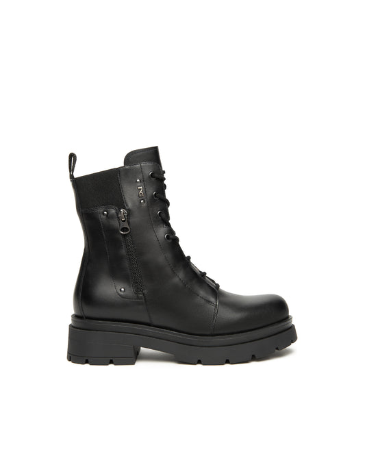 NeroGiardini Anfibi Donna in Pelle nera I514783D-100 shoesstyle