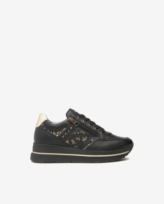 Nero Giardini Sneakers Donna in Pelle e Materiale Tecnico