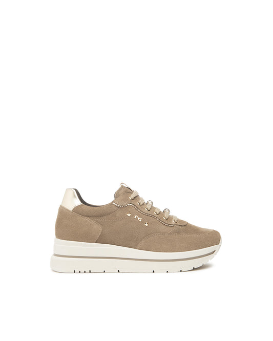 NeroGiardini Sneakers Donna in Suede e Materiale Tecnico