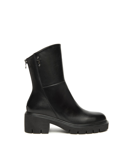 NeroGiardini Stivaletti Donna in Pelle-nero- I514818D-100-shoesstyle