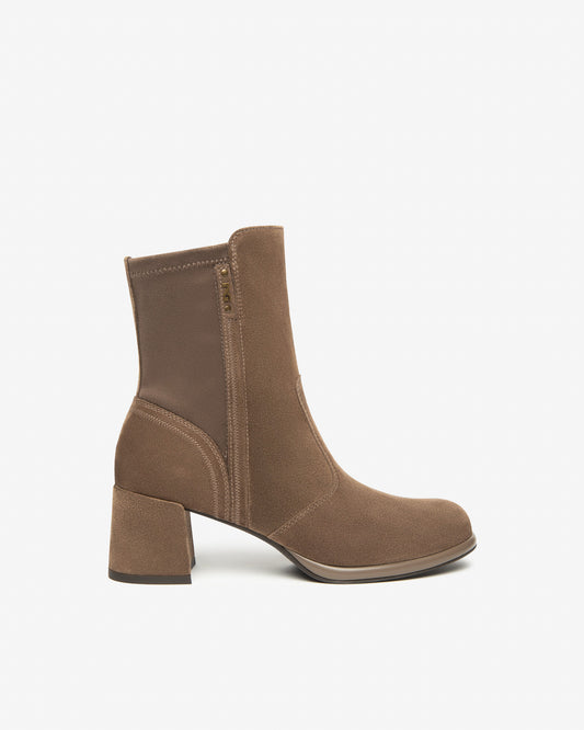 NeroGiardini Tronchetti Donna in Suede e Materiale Tecnico  I514311D-427 marroni  shoesstyle