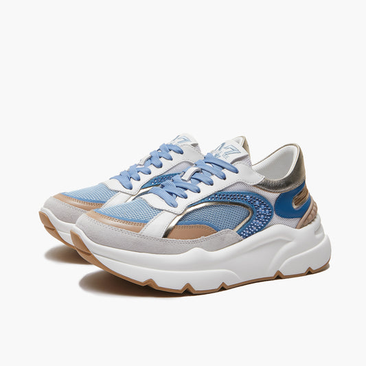 Sneakers Emanuelle Vee Mod. Goa Azzurre