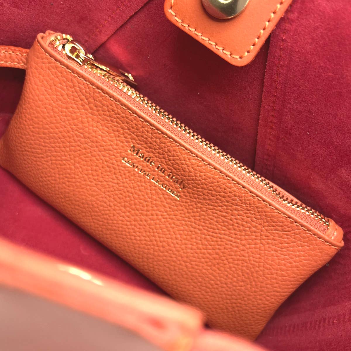 Bolgheri Leather Bucket Bag – Handcrafted in Tuscany