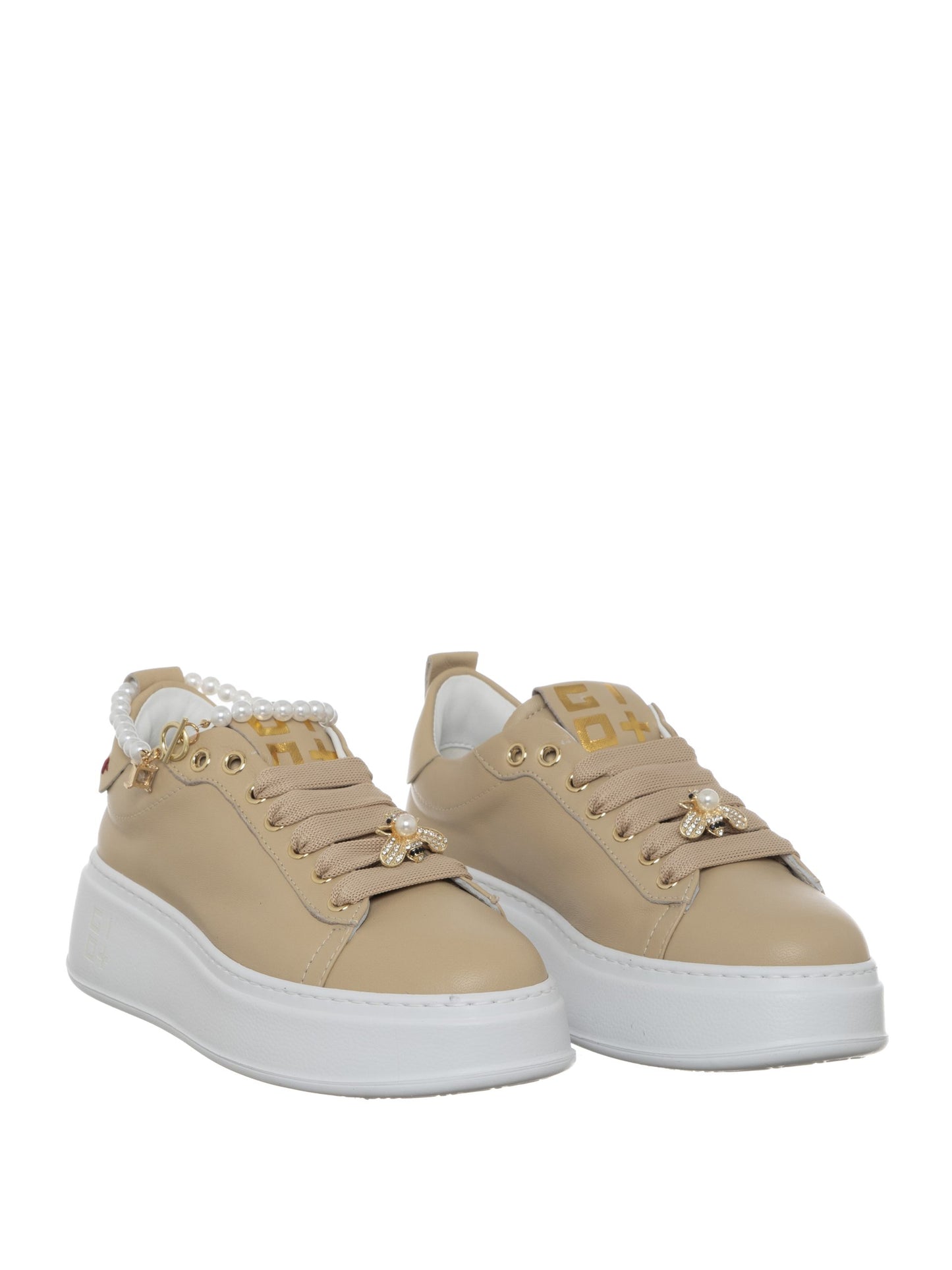 Sneakers Gio+Beige Platino, Donna