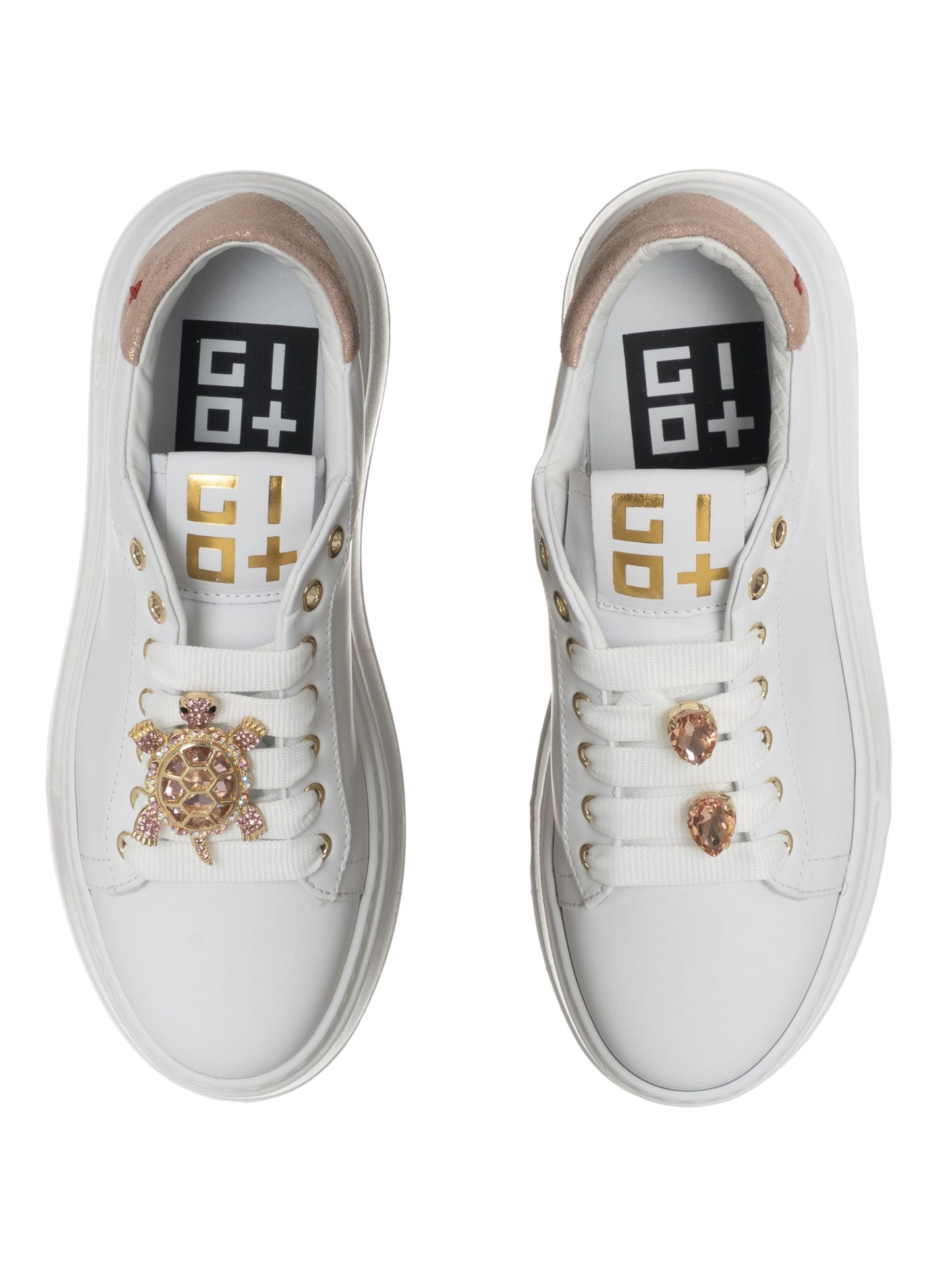 Sneakers Gio+Bianche Cipria, Donna