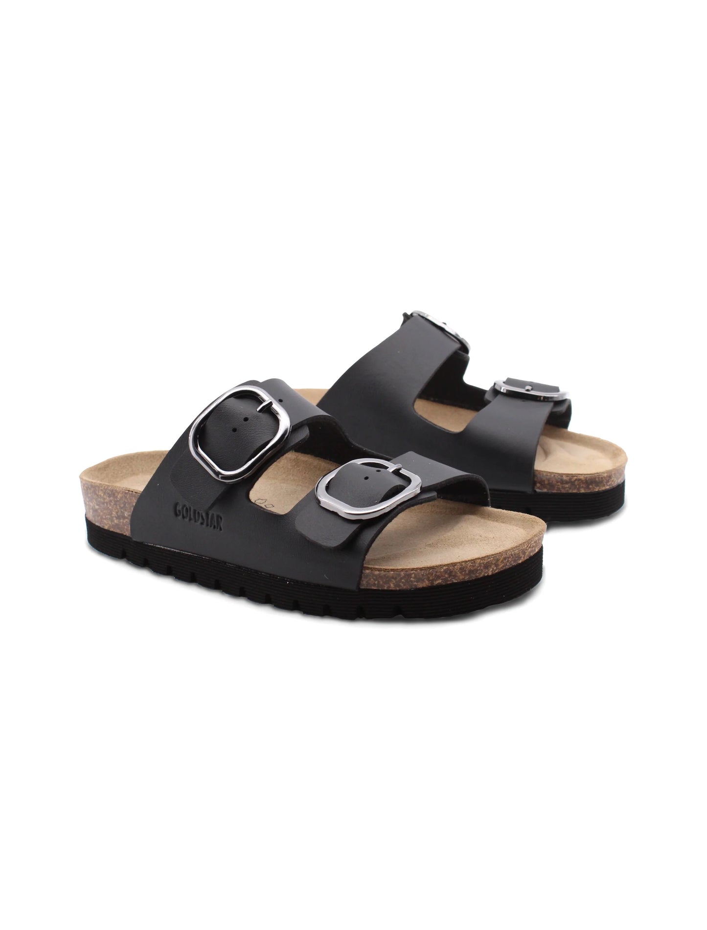 Ciabatta platform a doppia fascia donna