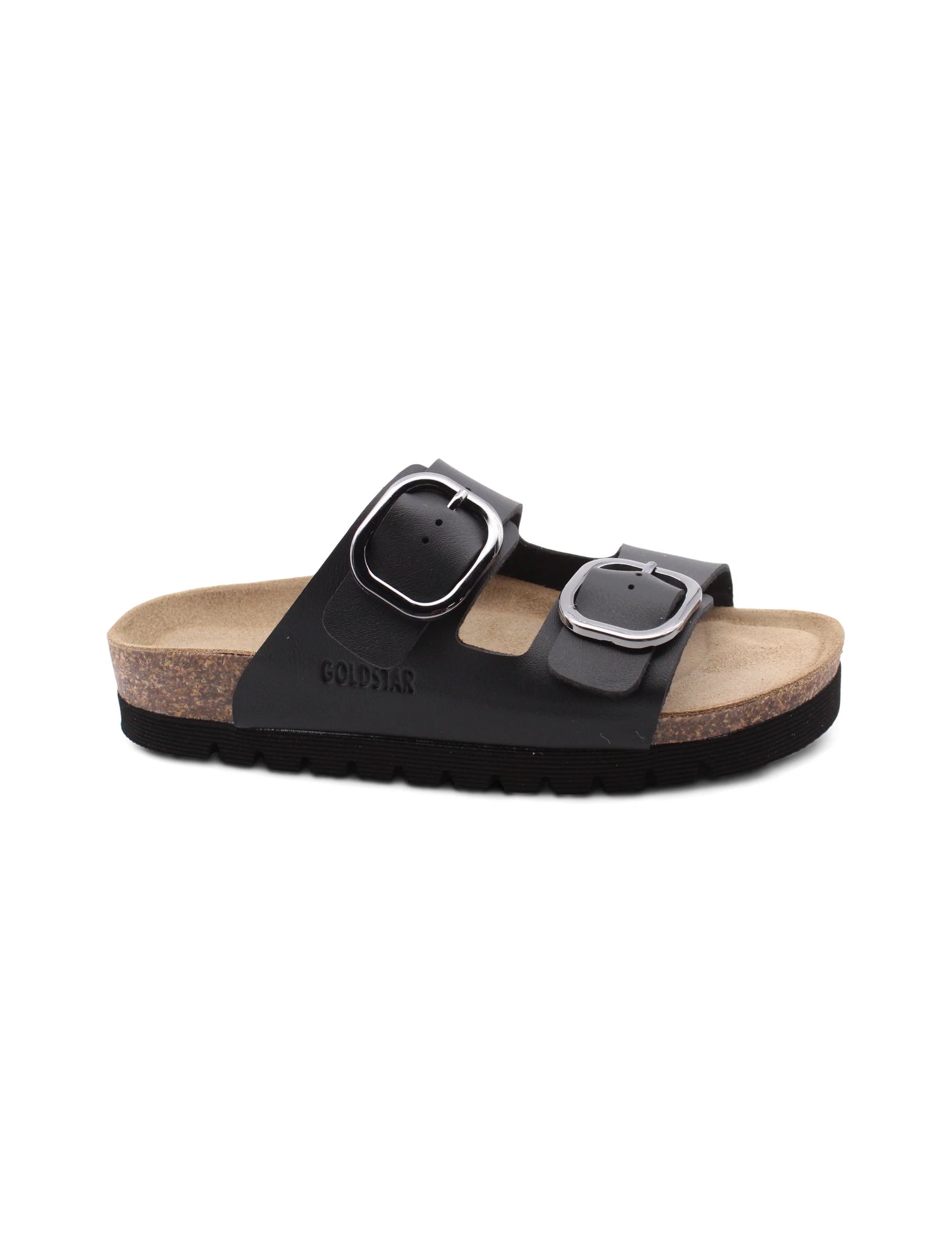 Ciabatta platform a doppia fascia donna