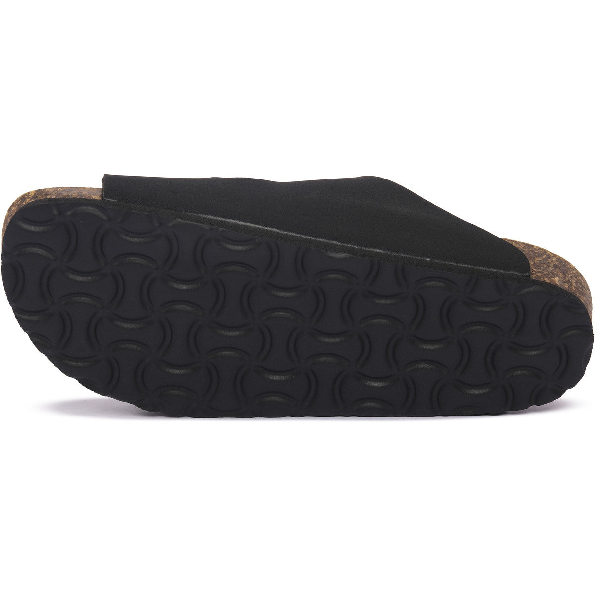 Goldstar Black Sandal with Double Buckle in matching color