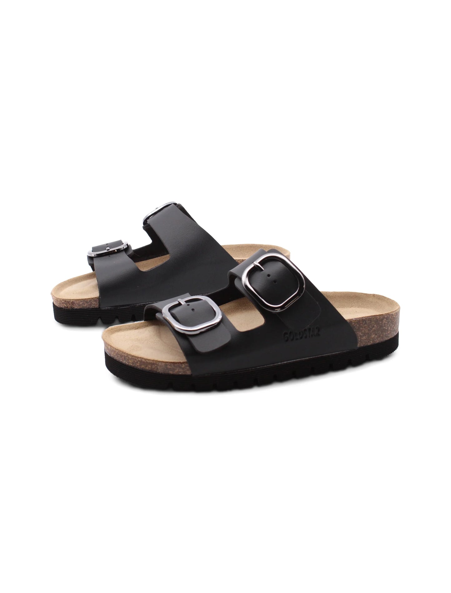 Ciabatta platform a doppia fascia donna