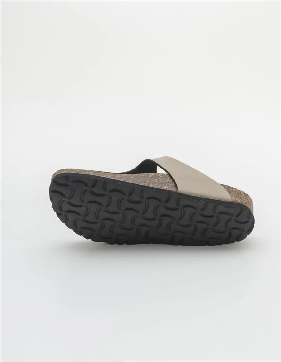 Goldstar Sand Flip Flops With Gold Buckle and Soft Fusbet