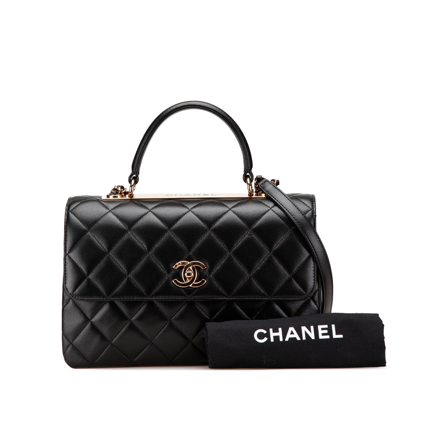 CHANEL Borsa a tracolla Trendy CC Flap in pelle di agnello media