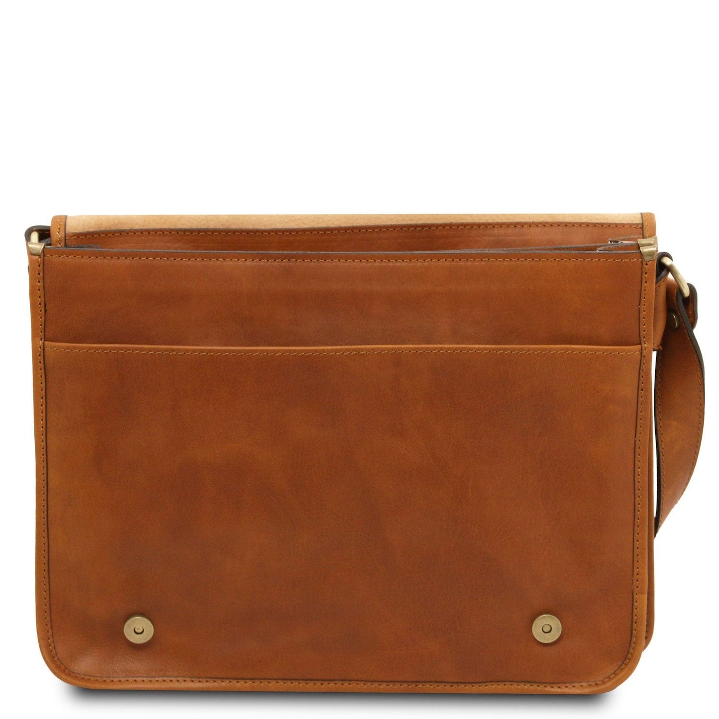 TL Messenger - Two compartment matte leather shoulder bag - Large size | TL142430