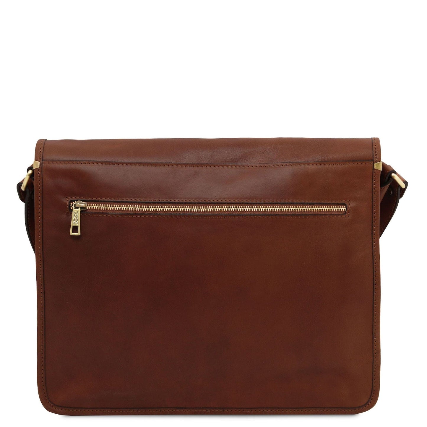 TL Messenger - Two compartment matte leather shoulder bag - Large size | TL142430