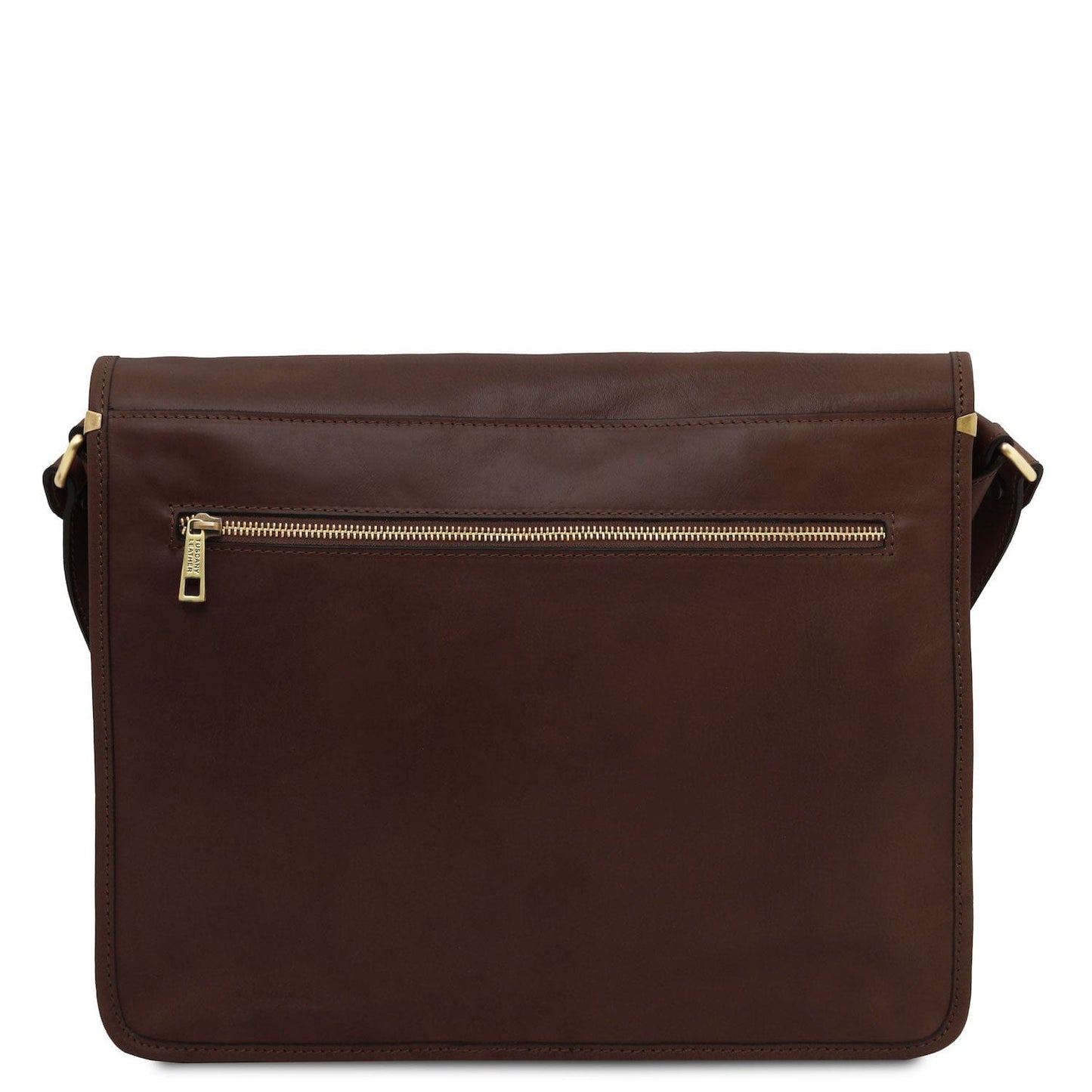 TL Messenger - Two compartment matte leather shoulder bag - Large size | TL142430