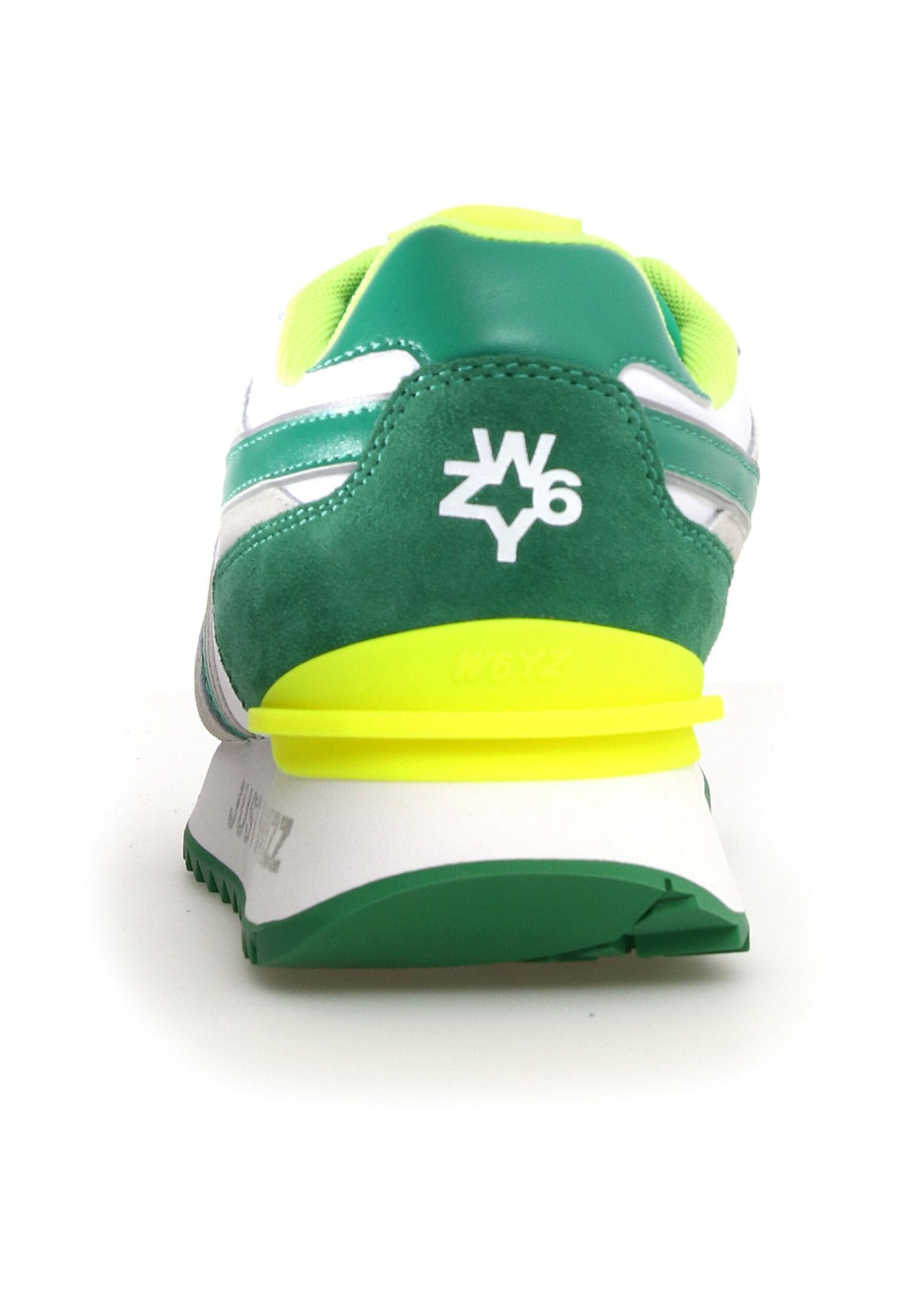 Sneaker  Uomo W6yz YAK-M. SUEDE/NYLON/SPLIT COLOR WHITE-GREEN